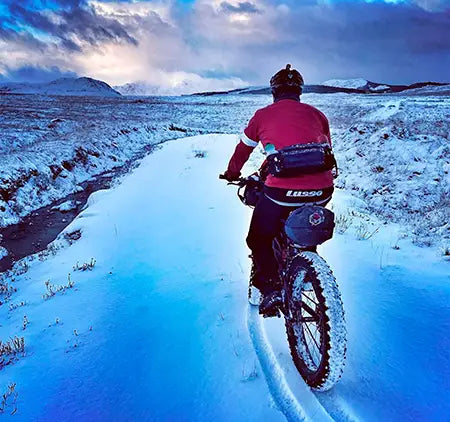 Steve Bate testing in cold conditions