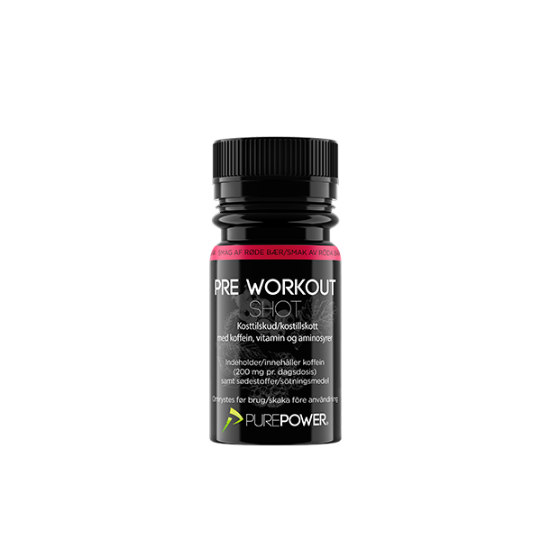 Billede af Pre-Workout shot (PWO) Røde bær 60 ml