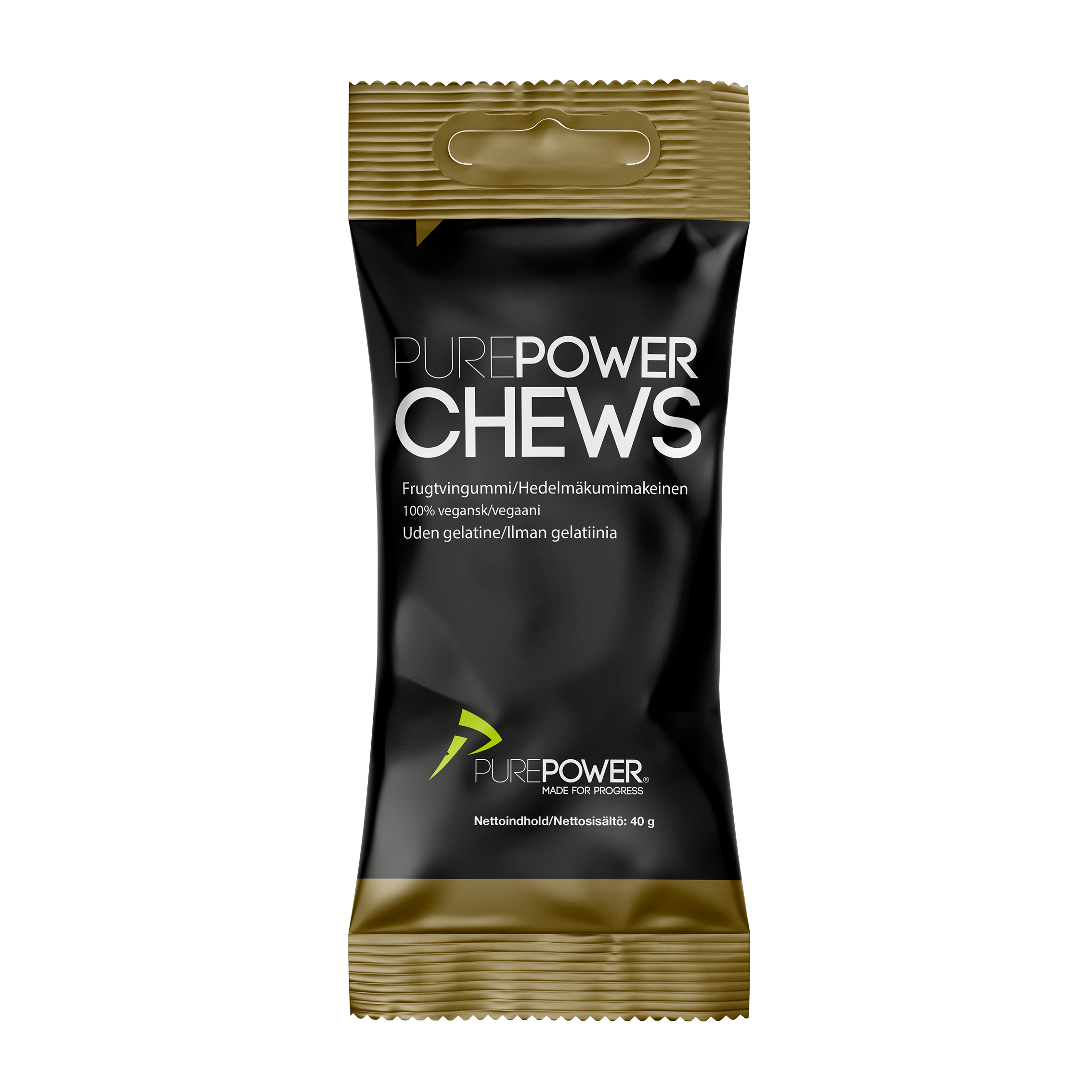 PurePower Chews Frugtmix 40 g