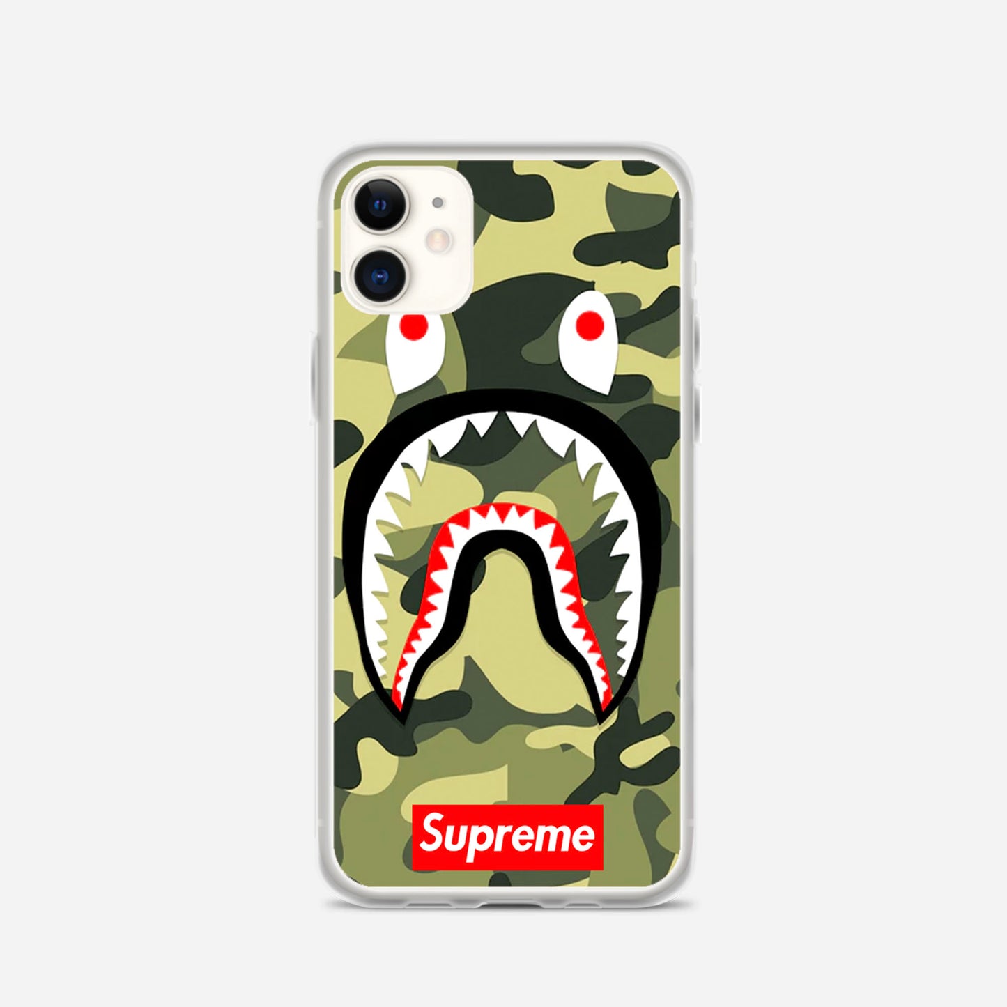 Shark Camo Bathing Bape Supreme Iphone 11 Case Iwishcase