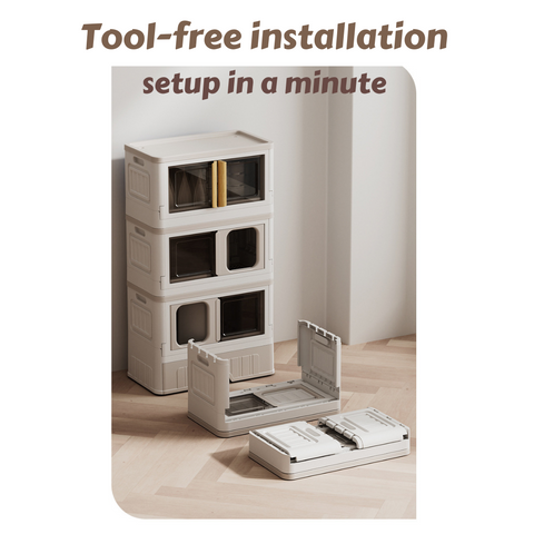 cat cabinet is tool free installation due to module design