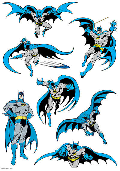 Batman Character Sheet A4 Edible Image — Red Fox Party Supplies