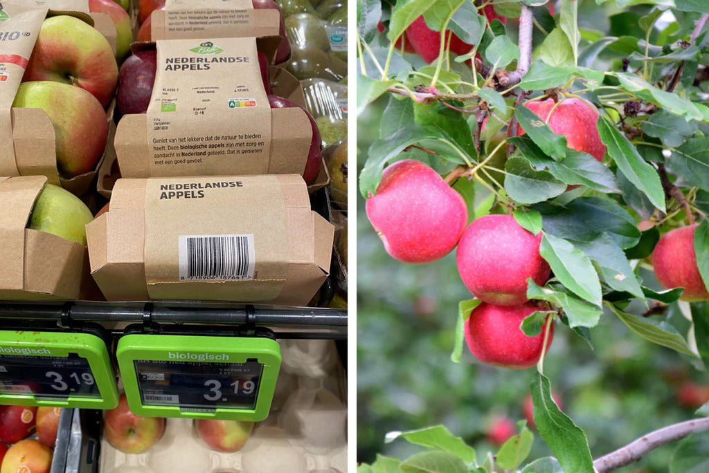 appels bio supermarkt prijs