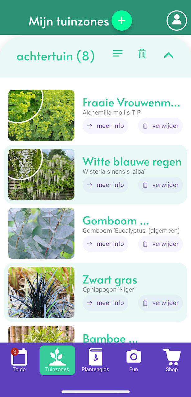 borders / plantvakken aanmaken