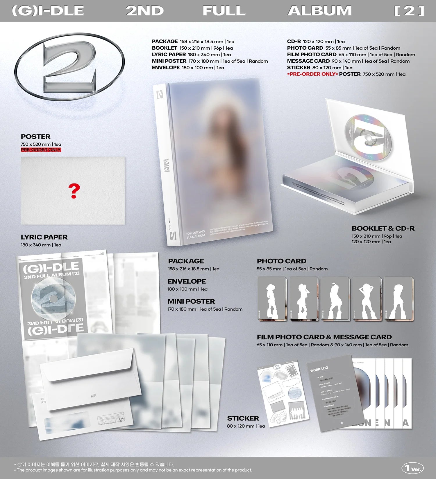 G)I-DLE - [2] (Fanplee Gift Included)