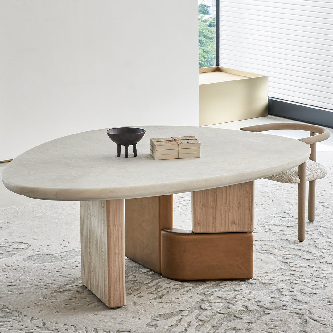 180cm BMCJ-CT6073 Dining Table in Grandeur Marble/Veneer Design