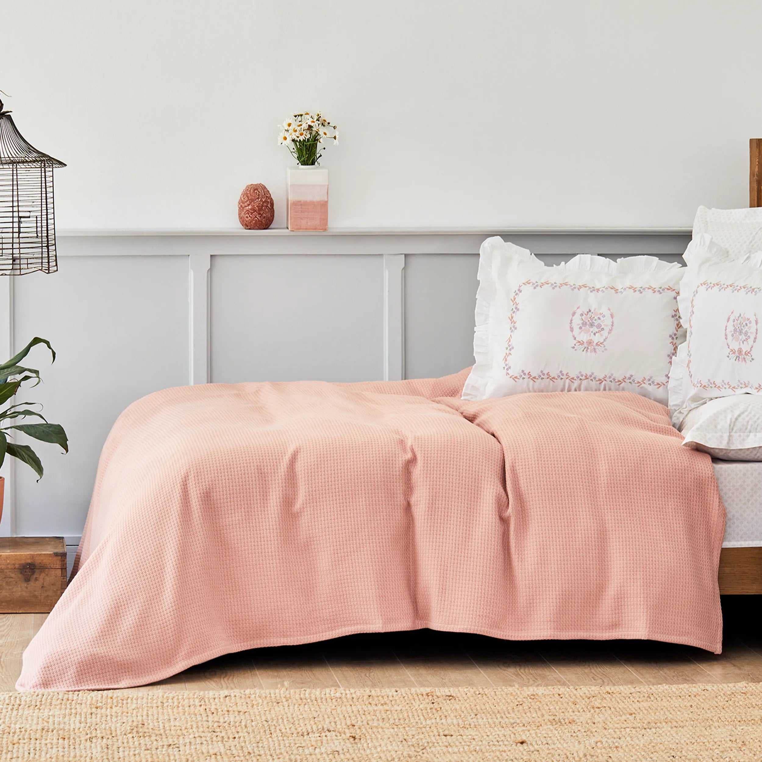 Karaca Home Smart Comfort Raspberry 100% Microfiber Duvet Set with Bed  Sheet, Double, Pink Blue - KARACA UK