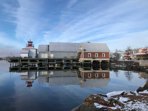 Pictou heritage quay réflexion photographie