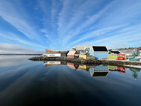 Pictou harbour perfect reflect