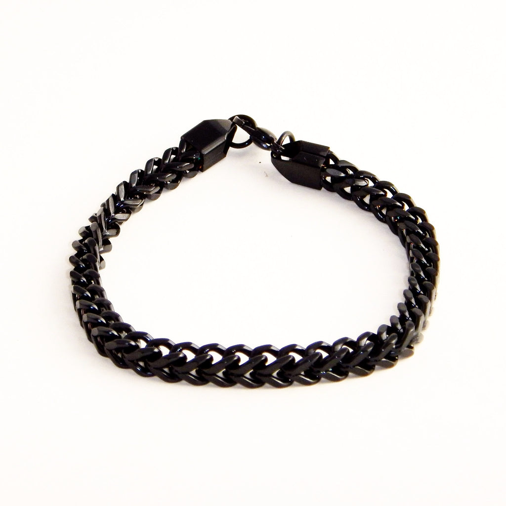 Black Stainless Steel Bracelet – TrendyBracelets.Biz