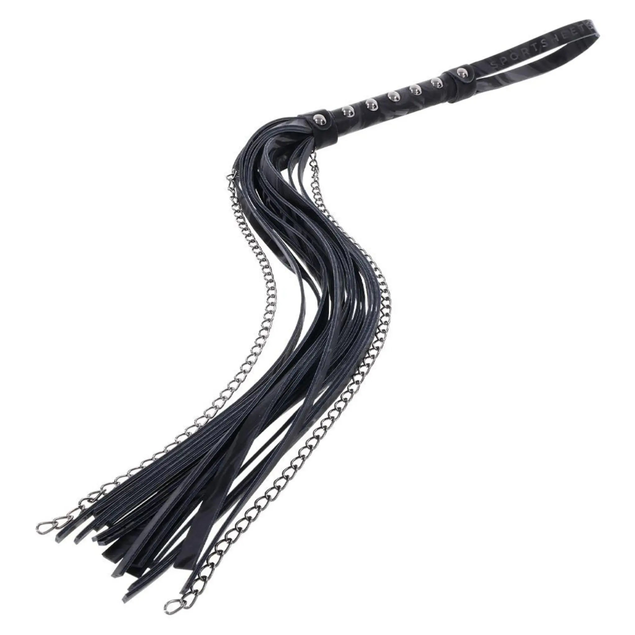 Sportsheets Velvet Noir Chain Flogger Svart | Sex Toys & Erotic Games | Intimast