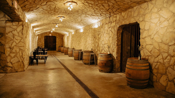 Sunstone Winery wine cave
