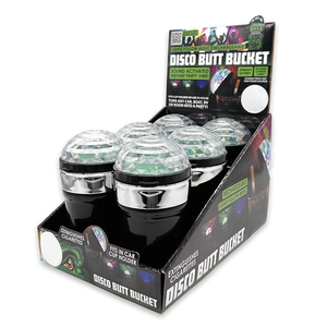 SMOKEZILLA -  DISCO BUTT BUCKET 6 PIECES PER DISPLAY - Black Bunker Distribution