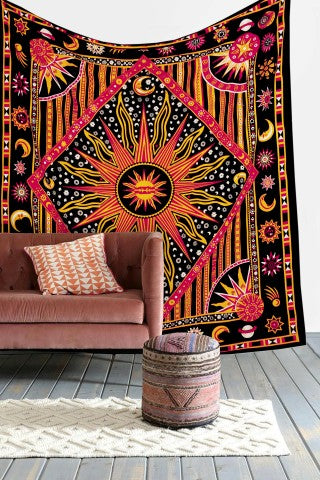 sun and moon tapestry