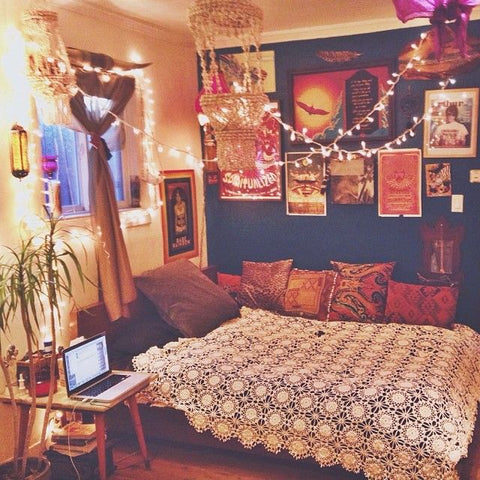 bohemian dorm room curtain