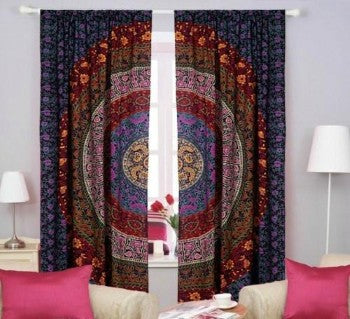 mandala drapes - jaipur handloom