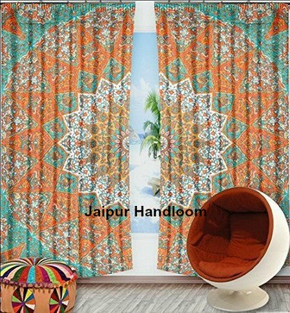 window 2 panel curtains | Jaipur Handloom