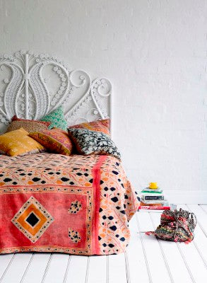 bohemian look bedding