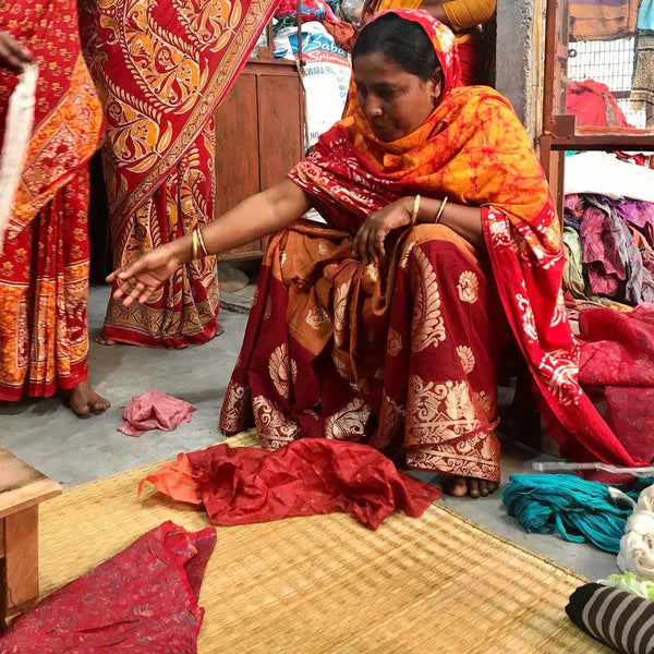 Kantha Quilt from Jaipur Handloom