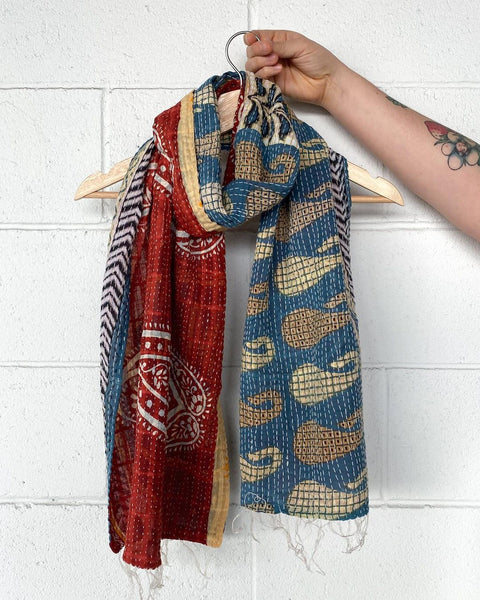 Kantha Scarf from Jaipur Handloom