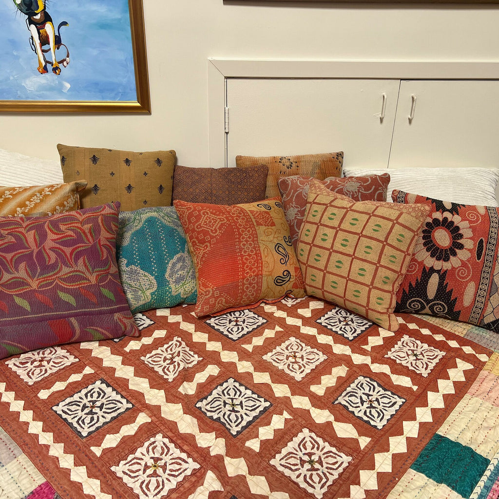 Kantha Pillows from Jaipur Handloom | Brand