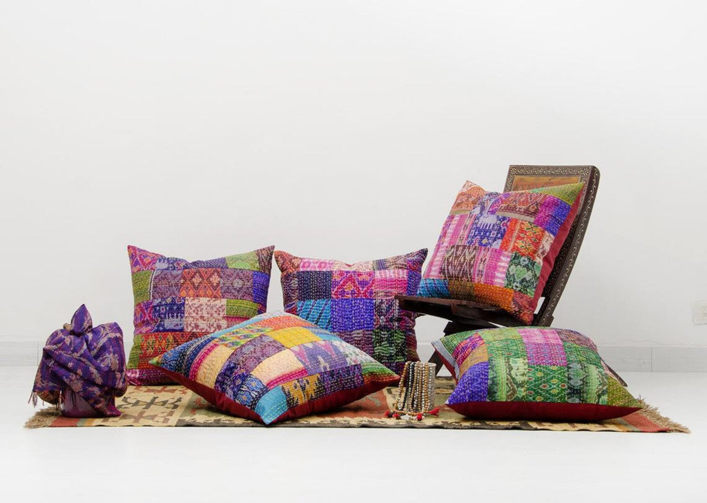 Kantha Pillows from Jaipur Handloom | Brand