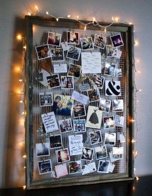 Photo String Lights For A Personalized Touch - dorm room ideas