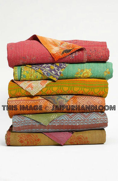 Kantha quilt from Jaipurhandloom.com