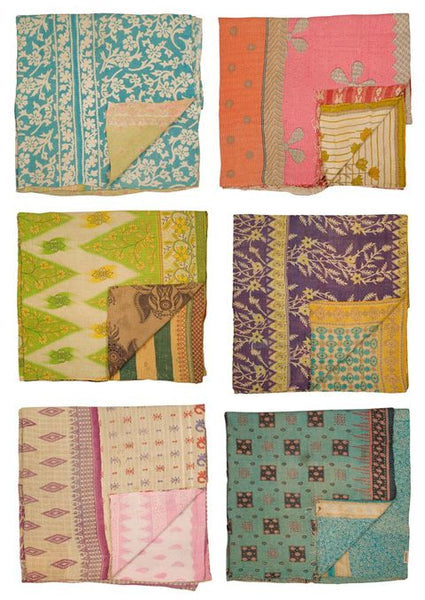 Vintage kantha Quilt Wholesale Supplier Manufacturer Exporter Jaipur Handloom
