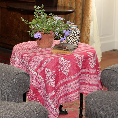 Kantha quilts table cloth