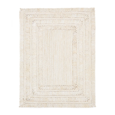 white jute rug