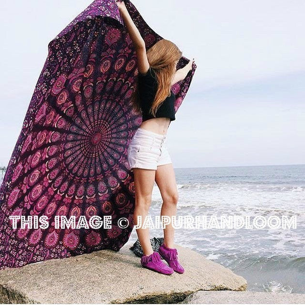 WALL DECOR HIPPIE TAPESTRIES BOHEMIAN MANDALA TAPESTRY WALL HANGING INDIAN  THROW