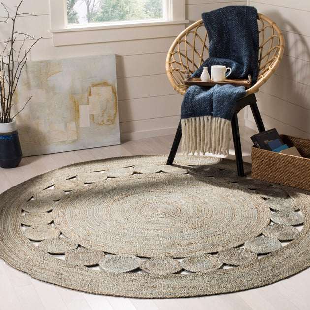 New Indian Handmade Jute Round Multi Rugs Purely Handmade Rug Room  Decorative Carpet Chindi Rugs at Rs 105/piece, Rugs in Jaipur