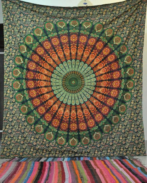 Mandala Tapestry, Mandala tapestry wall hanging, bohemian decor