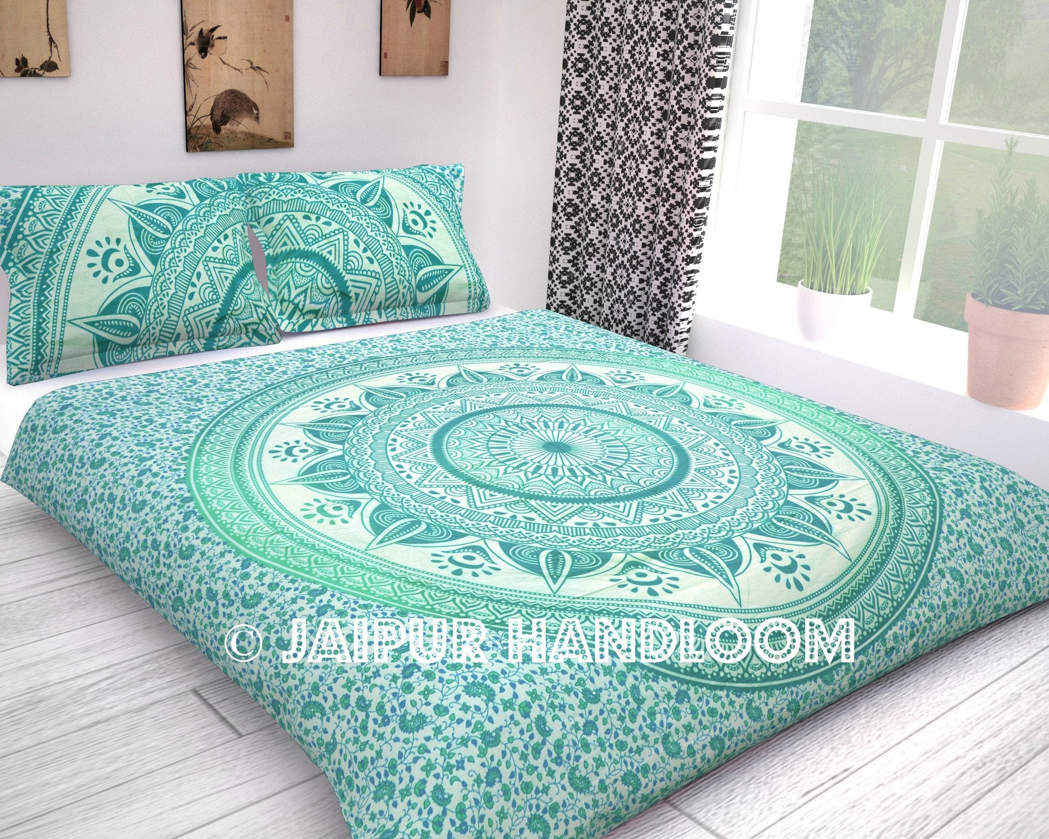 Leda Mandala Duvet Cover