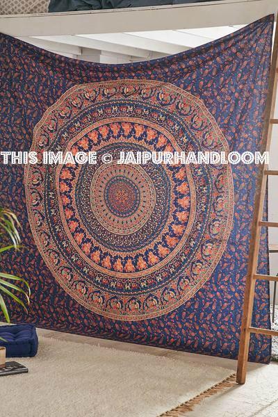 Magical Thinking Medallion Tapestry Cotton Indian Mandala Bedspread
