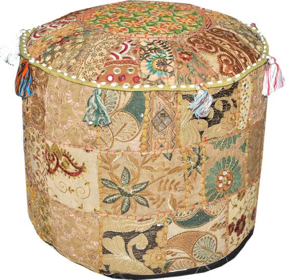 JaipurHandloom Traditional Decorative Ottoman Comfortable Floor Cushio