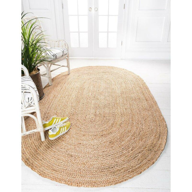 Multi Jute Rug Oval 36x60