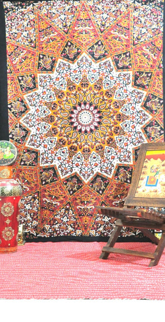 King Size Mandala Duvet Cover Set Bohemian Mandala Comforter Cover
