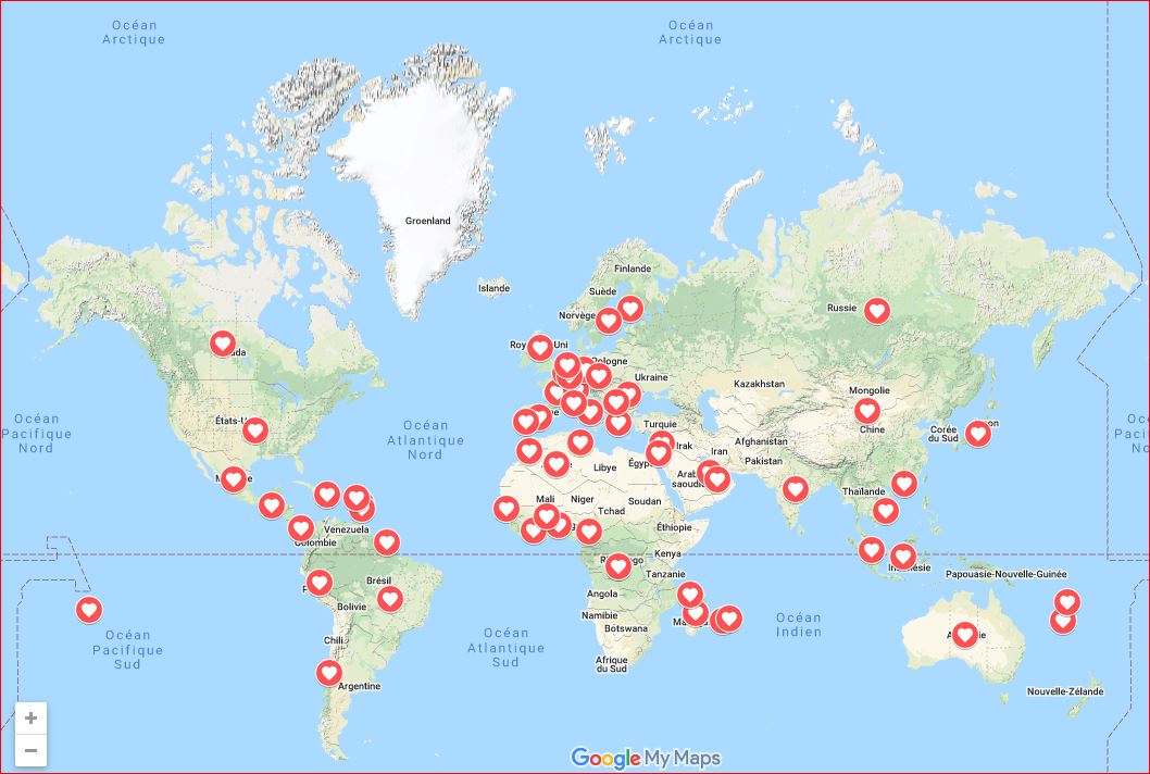 Eleves de Un Lieu de Lumiere dans Le Monde