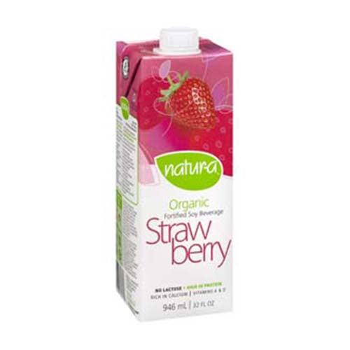 Natura Strawberry Soy Milk - 946ml – Vegan Supply