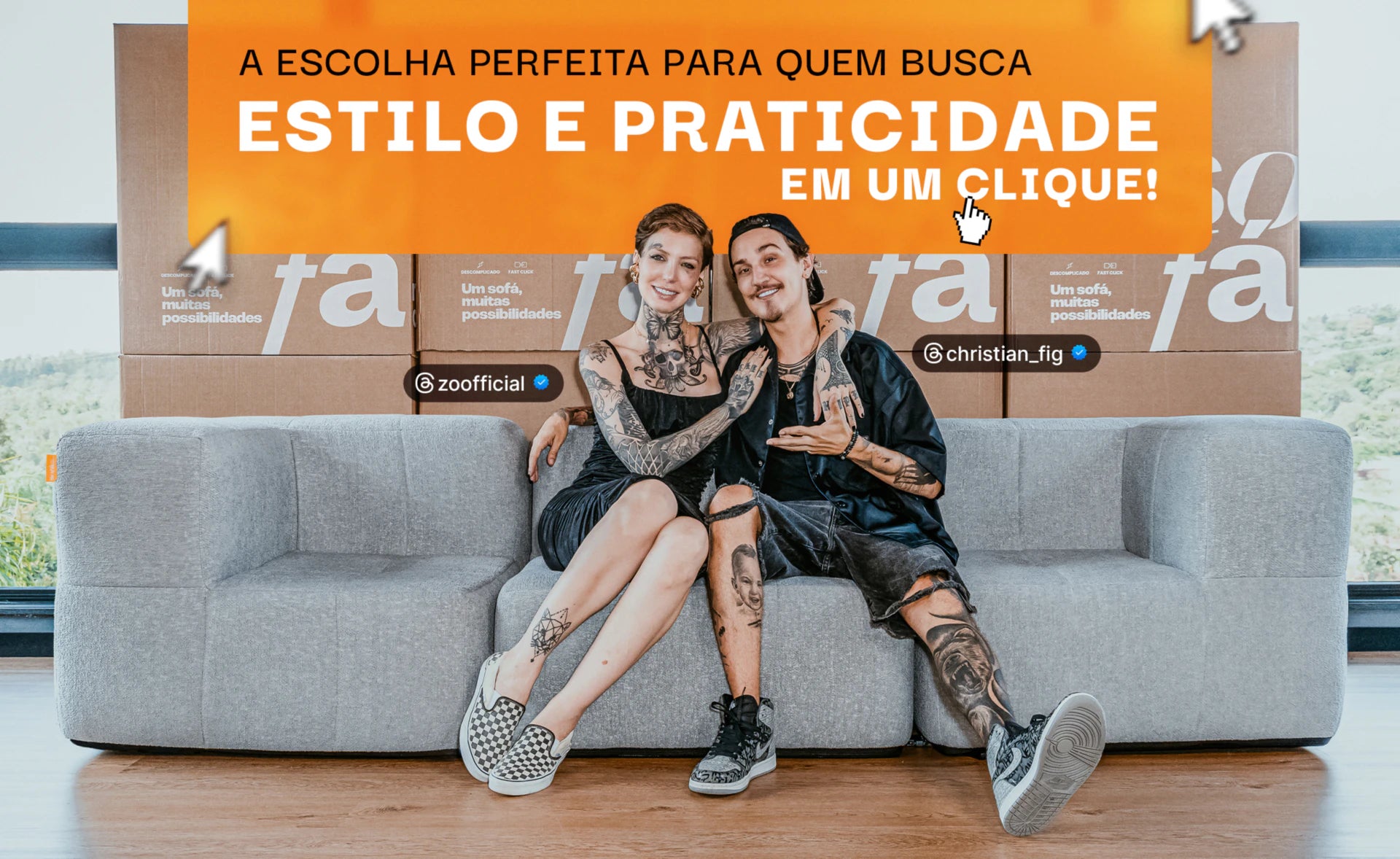 Promoção do Sofá com Christian e Zoo