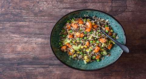 Tri color Quinoa is ideal diet during the fall for its is packed with vitamins and fiber that boosts immunity.
