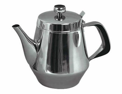 Stainless Steel Gooseneck Tea & Coffee Pot w/ Vented Hinged Lid