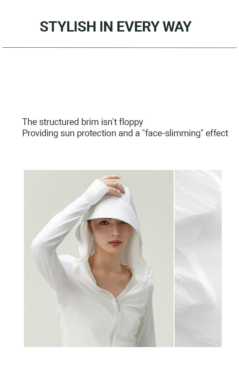 STYLISH IN EVERY WAY,The structured brim isn't floppy Providing sun protection and a "face-slimming" effect