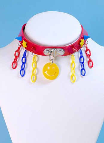 Kidcore Fun Time Choker Necklace