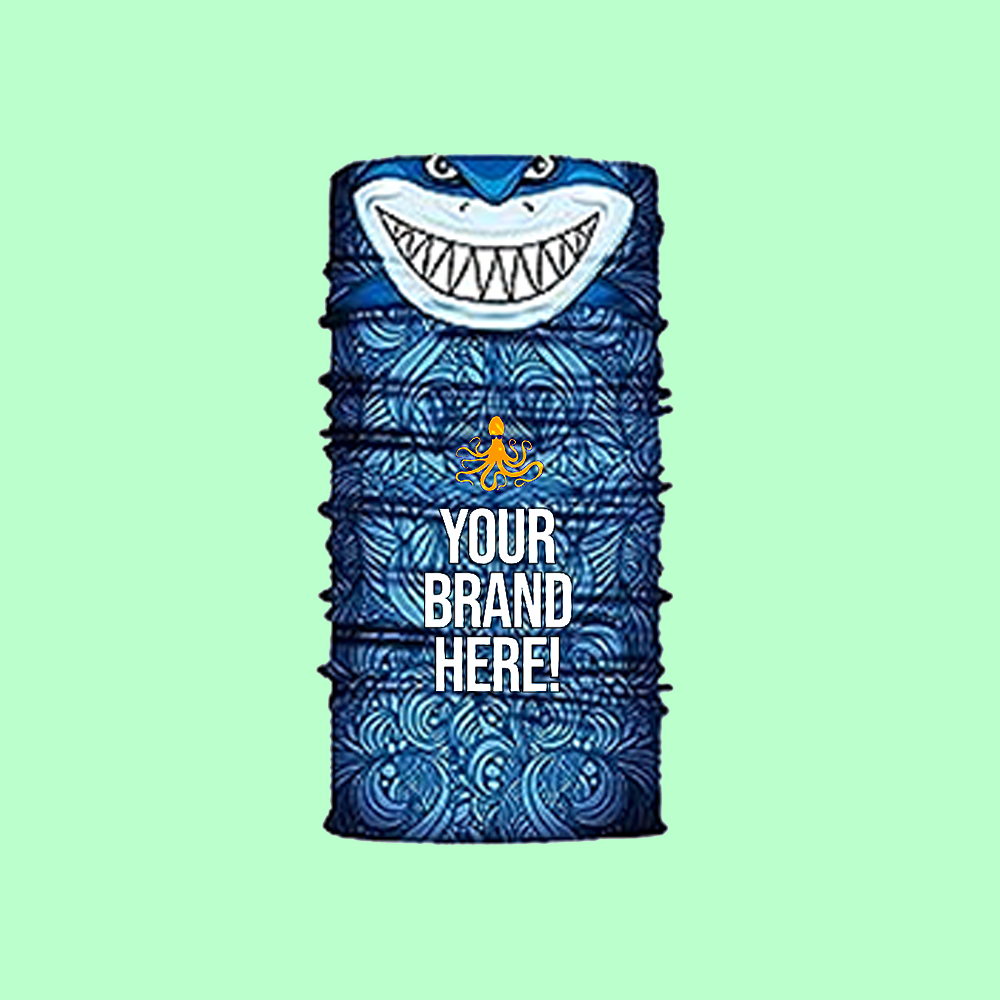 Shark Face Polyester Gaiter