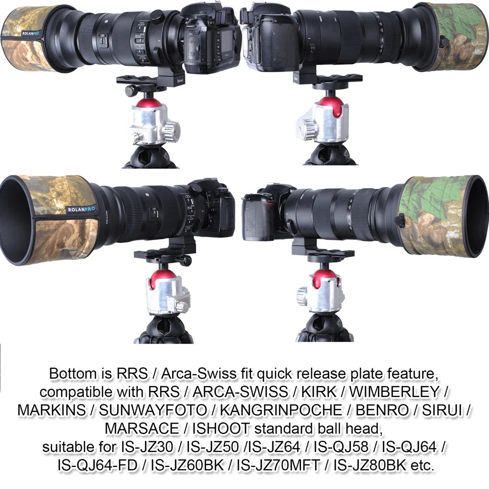 iShoot Lens Collar Support for Sigma 150-600mm F5-6.3 DG OS HSM Sports Tripod Mount Ring Sigma 60-600mm F4.5-6.3 DG OS HSM｜Sport