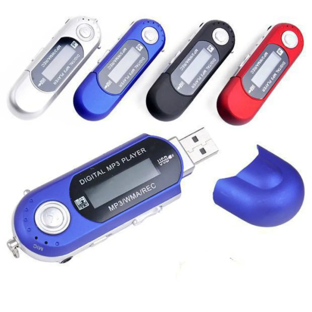 New 4GB 8GB USB MP3 Player Mini MP3 Music Player Digital LCD Screen support MP3 FM Radio Fashion Sports Mp3 Player