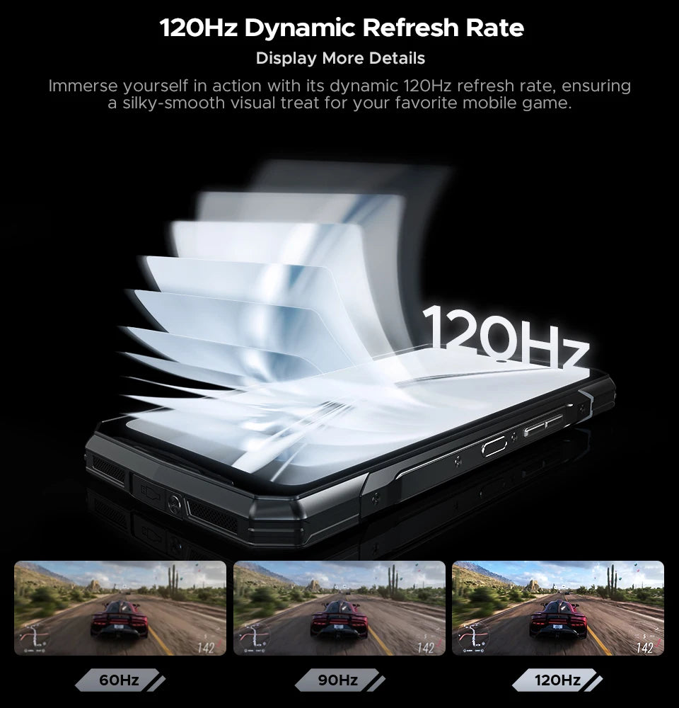 Global Version DOOGEE V40 Pro 5G Rugged Phone 6.78" Display 16GB+512GB Dimensity 7300 200MP AI Camera 8680mAh 33W Fast Charger